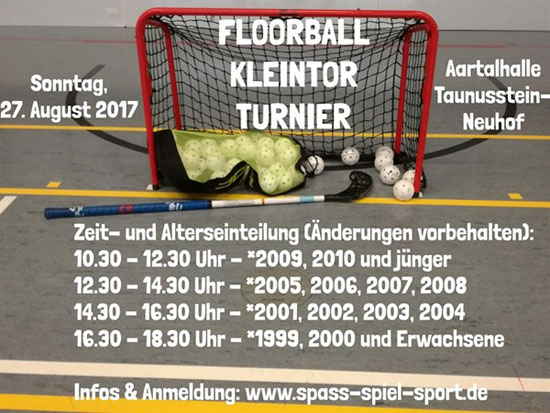 35 Jahre Spaß-Spiel-Sport/Floorball beim SV Taunusstein-Neuhof
